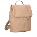 Rucksack Mademoiselle MR8 Nubuk Sand, Farbe: beige, Marke: Zwei, EAN: 4250257925502, Abmessungen in cm: 24x29x13, Bild 2 von 6