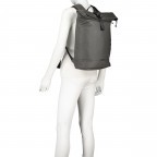 Rucksack Cargo CAR200 Rolltop Stone, Farbe: grau, Marke: Zwei, EAN: 4250257925922, Abmessungen in cm: 37x44x17, Bild 5 von 7