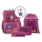 Schulranzen Cloud Set 5-teilig Glamour Star Astra, Farbe: rosa/pink, Marke: Step by Step, EAN: 4047443438720, Abmessungen in cm: 28x37.5x20, Bild 1 von 14