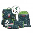 Schulranzen Space Set 5-teilig Soccer World, Farbe: grün/oliv, Marke: Step by Step, EAN: 4047443468123, Abmessungen in cm: 28x37x20, Bild 1 von 14