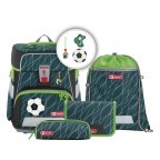 Schulranzen Space Set 5-teilig Soccer World, Farbe: grün/oliv, Marke: Step by Step, EAN: 4047443468123, Abmessungen in cm: 28x37x20, Bild 1 von 7