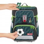 Schulranzen Space Set 5-teilig Soccer World, Farbe: grün/oliv, Marke: Step by Step, EAN: 4047443468123, Abmessungen in cm: 28x37x20, Bild 3 von 14