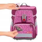 Schulranzen Space Set 5-teilig Butterfly Lina, Farbe: rosa/pink, Marke: Step by Step, EAN: 4047443438751, Abmessungen in cm: 28x37x20, Bild 3 von 14