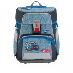 Schulranzen Space Set 5-teilig Police Truck, Farbe: grau, Marke: Step by Step, EAN: 4047443438812, Abmessungen in cm: 28x37x20, Bild 2 von 14