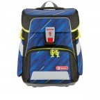 Schulranzen Space Set 5-teilig Soccer Team, Farbe: blau/petrol, Marke: Step by Step, EAN: 4047443358127, Abmessungen in cm: 28x37x20, Bild 4 von 14