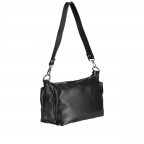 Umhängetasche Schwarz, Farbe: schwarz, Marke: Hausfelder Manufaktur, EAN: 4065646004559, Abmessungen in cm: 27x17x11, Bild 2 von 8