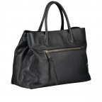 Handtasche Adria Linna Big Black Gold, Farbe: schwarz, Marke: Abro, EAN: 4061724493840, Abmessungen in cm: 39.5x30x16, Bild 2 von 9