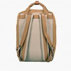 Rucksack Macaroon Bicolor Volumen 16 Liter Beige Khaki, Farbe: beige, Marke: Doughnut, EAN: 4897065906233, Abmessungen in cm: 28x38x11, Bild 3 von 8