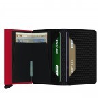 Geldbörse Slimwallet Cubic Black Red, Farbe: rot/weinrot, Marke: Secrid, EAN: 8718215288862, Abmessungen in cm: 6.8x10.2x1.6, Bild 3 von 4