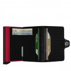 Geldbörse Twinwallet Cubic Black Red, Farbe: rot/weinrot, Marke: Secrid, EAN: 8718215288879, Abmessungen in cm: 7x10.2x2.5, Bild 3 von 4