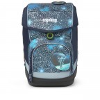 Schulranzen Cubo Limited Edition Set 5-teilig Bär Anhalter durch die Galaxis, Farbe: blau/petrol, Marke: Ergobag, EAN: 4057081077458, Abmessungen in cm: 25x40x25, Bild 2 von 10