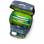 Schulranzen Cubo Limited Edition Set 5-teilig Bär Anhalter durch die Galaxis, Farbe: blau/petrol, Marke: Ergobag, EAN: 4057081077458, Abmessungen in cm: 25x40x25, Bild 6 von 10