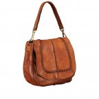 Satteltasche mit Overlock Cognac, Farbe: cognac, Marke: Campomaggi, EAN: 8054302708982, Abmessungen in cm: 26x24x9, Bild 2 von 9