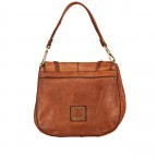 Satteltasche mit Overlock Cognac, Farbe: cognac, Marke: Campomaggi, EAN: 8054302708982, Abmessungen in cm: 26x24x9, Bild 3 von 9