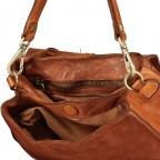 Satteltasche mit Overlock Cognac, Farbe: cognac, Marke: Campomaggi, EAN: 8054302708982, Abmessungen in cm: 26x24x9, Bild 8 von 9