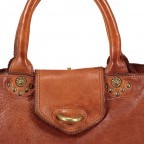 Handtasche Cognac, Farbe: cognac, Marke: Campomaggi, EAN: 8054302731331, Abmessungen in cm: 29x20x13, Bild 9 von 10