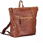 Rucksack Cognac, Farbe: cognac, Marke: Campomaggi, EAN: 8054302729161, Abmessungen in cm: 30x34x12, Bild 2 von 6