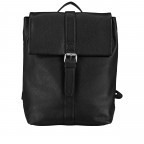 Rucksack Schwarz, Farbe: schwarz, Marke: Hausfelder Manufaktur, EAN: 4065646004955, Abmessungen in cm: 22x32x10, Bild 1 von 6