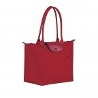 Shopper Le Pliage Club Shopper S Rot, Farbe: rot/weinrot, Marke: Longchamp, Abmessungen in cm: 28x25x14, Bild 2 von 4
