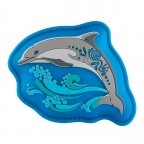 Sticker / Anhänger für Schulranzen Magic Mags Flash Jumping Dolphin, Farbe: blau/petrol, Marke: Step by Step, EAN: 4047443368294, Bild 1 von 4