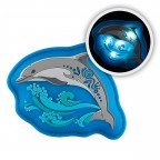 Sticker / Anhänger für Schulranzen Magic Mags Flash Jumping Dolphin, Farbe: blau/petrol, Marke: Step by Step, EAN: 4047443368294, Bild 2 von 4