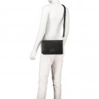 Umhängetasche Livia M Black, Farbe: schwarz, Marke: AIGNER, EAN: 4055539357787, Abmessungen in cm: 24x16x8.5, Bild 5 von 6