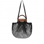 Shopper Le Pliage Filet HVH-10121 Schwarz, Farbe: schwarz, Marke: Longchamp, EAN: 3597922045389, Bild 1 von 5