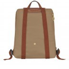 Rucksack Le Pliage Rucksack Taupe, Farbe: taupe/khaki, Marke: Longchamp, EAN: 3597922017423, Abmessungen in cm: 26x28x10, Bild 3 von 5