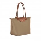 Shopper Le Pliage Shopper S Taupe, Farbe: taupe/khaki, Marke: Longchamp, EAN: 3597922017546, Abmessungen in cm: 28x25x14, Bild 2 von 5