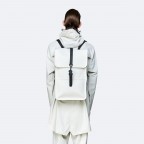 Rucksack Backpack Off White, Farbe: weiß, Marke: Rains, EAN: 5711747469160, Abmessungen in cm: 28.5x47x10, Bild 4 von 5