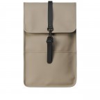 Rucksack Backpack Taupe, Farbe: taupe/khaki, Marke: Rains, EAN: 5711747469146, Abmessungen in cm: 28.5x47x10, Bild 1 von 5