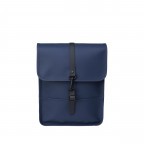 Rucksack Backpack Micro Blue, Farbe: blau/petrol, Marke: Rains, EAN: 5711747472306, Abmessungen in cm: 27x33x7, Bild 1 von 5