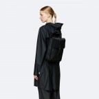 Rucksack Backpack Micro Black, Farbe: schwarz, Marke: Rains, EAN: 5711747462628, Abmessungen in cm: 27x33x7, Bild 3 von 5