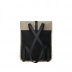 Rucksack Backpack Micro Taupe, Farbe: taupe/khaki, Marke: Rains, EAN: 5711747472313, Abmessungen in cm: 27x33x7, Bild 2 von 5