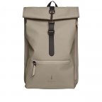 Rucksack Rolltop Taupe, Farbe: taupe/khaki, Marke: Rains, EAN: 5711747469702, Bild 1 von 5