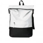 Rucksack Buckle Rolltop Off White, Farbe: weiß, Marke: Rains, EAN: 5711747472443, Abmessungen in cm: 34x47x12, Bild 1 von 5