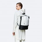 Rucksack Buckle Rolltop Off White, Farbe: weiß, Marke: Rains, EAN: 5711747472443, Abmessungen in cm: 34x47x12, Bild 4 von 5