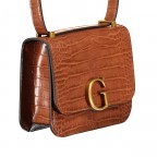 Umhängetasche Corily Cognac, Farbe: cognac, Marke: Guess, EAN: 0190231456865, Abmessungen in cm: 19x16x7, Bild 2 von 7