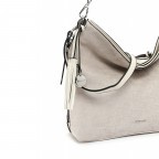 Beuteltasche Chiara Ecru, Farbe: beige, Marke: Tamaris, EAN: 4063512028142, Abmessungen in cm: 38x31x11, Bild 5 von 5