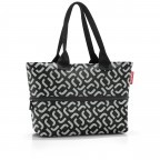 Shopper E1 erweiterbar Signature Black, Farbe: schwarz, Marke: Reisenthel, EAN: 4012013721069, Abmessungen in cm: 50x26.5x15.5, Bild 1 von 3