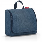Kulturbeutel Toiletbag XL zum Aufhängen Twist Blue, Farbe: blau/petrol, Marke: Reisenthel, EAN: 4012013720659, Abmessungen in cm: 28x25x10, Bild 1 von 3