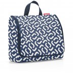 Kulturbeutel Toiletbag XL zum Aufhängen Signature Navy, Farbe: blau/petrol, Marke: Reisenthel, EAN: 4012013721335, Abmessungen in cm: 28x25x10, Bild 1 von 3