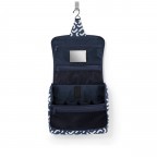 Kulturbeutel Toiletbag XL zum Aufhängen Signature Navy, Farbe: blau/petrol, Marke: Reisenthel, EAN: 4012013721335, Abmessungen in cm: 28x25x10, Bild 2 von 3