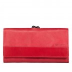 Geldbörse Grandma's Luxury Club Stella mit Bügelverschluss Crimson Red, Farbe: rot/weinrot, Marke: Aunts & Uncles, EAN: 4250394967014, Abmessungen in cm: 19x10x3, Bild 1 von 5