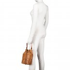 Beuteltasche Grandma's Luxury Club Mrs. Cinnamon Swirl, Farbe: cognac, Marke: Aunts & Uncles, EAN: 4250394967342, Abmessungen in cm: 16x24x13, Bild 4 von 7