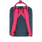 Rucksack Kånken Mini Royal Blue Flamingo Pink, Farbe: blau/petrol, Marke: Fjällräven, EAN: 7323450689889, Abmessungen in cm: 20x29x13, Bild 3 von 15