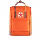 Rucksack Kånken Rainbow Burnt Orange Rainbow Pattern, Farbe: orange, Marke: Fjällräven, EAN: 7323450597931, Abmessungen in cm: 27x38x13, Bild 1 von 11