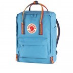 Rucksack Kånken Rainbow Air Blue Rainbow Pattern, Farbe: blau/petrol, Marke: Fjällräven, EAN: 7323450690007, Abmessungen in cm: 27x38x13, Bild 2 von 11