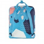 Rucksack Kånken Art Ocean Surface, Farbe: blau/petrol, Marke: Fjällräven, EAN: 7323450689933, Abmessungen in cm: 27x38x13, Bild 3 von 15