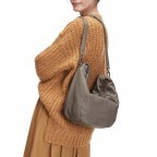 Beuteltasche Farrah Hobo M Honey Grey, Farbe: grau, Marke: Liebeskind Berlin, EAN: 4064657058766, Abmessungen in cm: 45x28x15, Bild 3 von 5